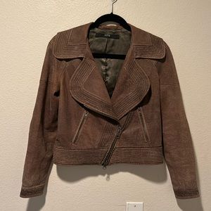 Cut25 by Yigal Azrouel Brown Leather Jacket